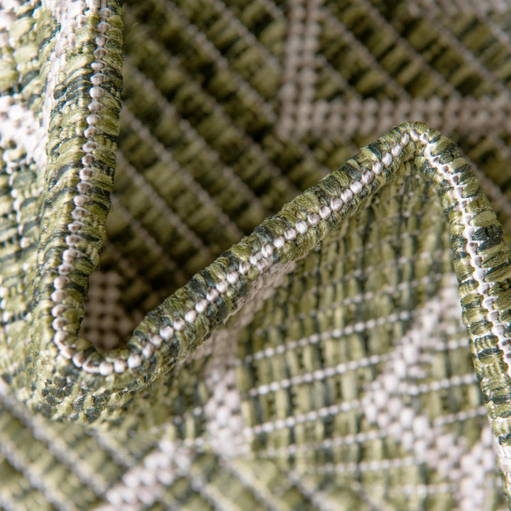 Adley Southwestern Green/Beige Indoor/Outdoor Area Rug Gracie Oaks Rug Size: Octagon 7'10" x 7'10"