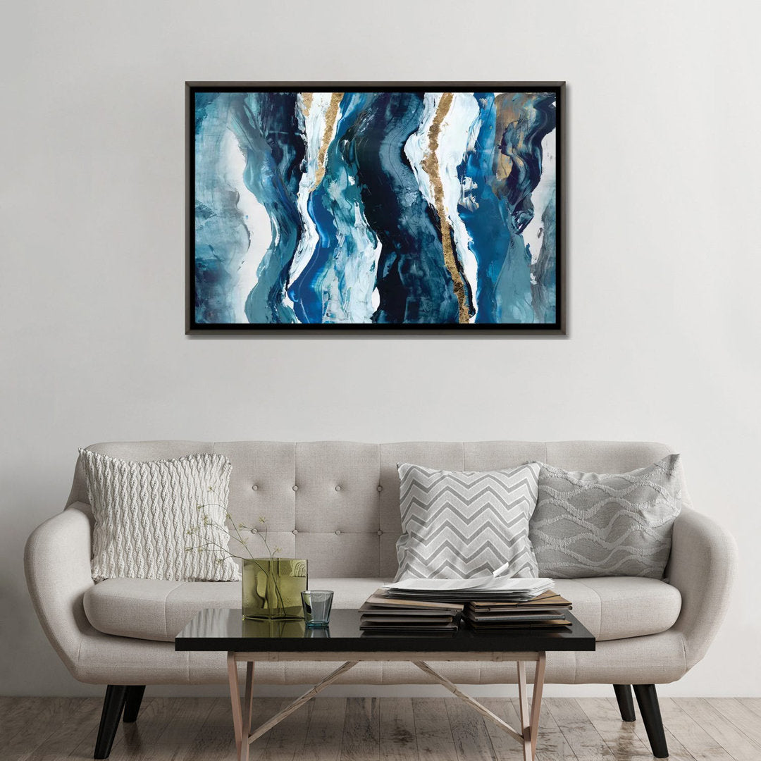 Effectus II by Isabelle Z - Wrapped Canvas Print The Twillery Co.® Size: 32" H x 48" W x 1.5" D Format: Dark Rustic Wood Framed