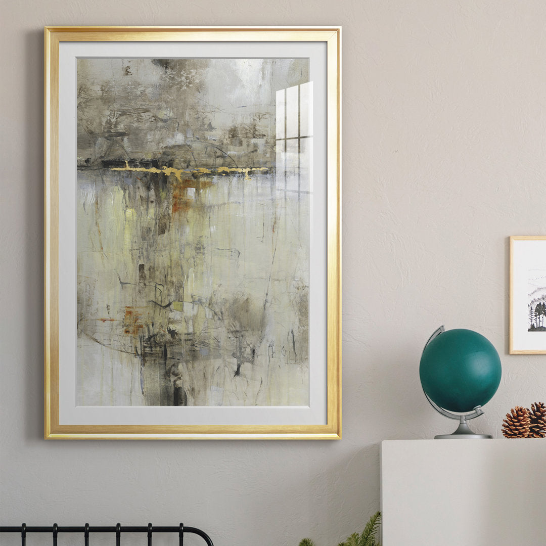 Cross Over II Premium Framed Print - Ready To Hang Lark Manor™ Size: 24.5" H x 18.5" W x 1" D Format: Gold Framed