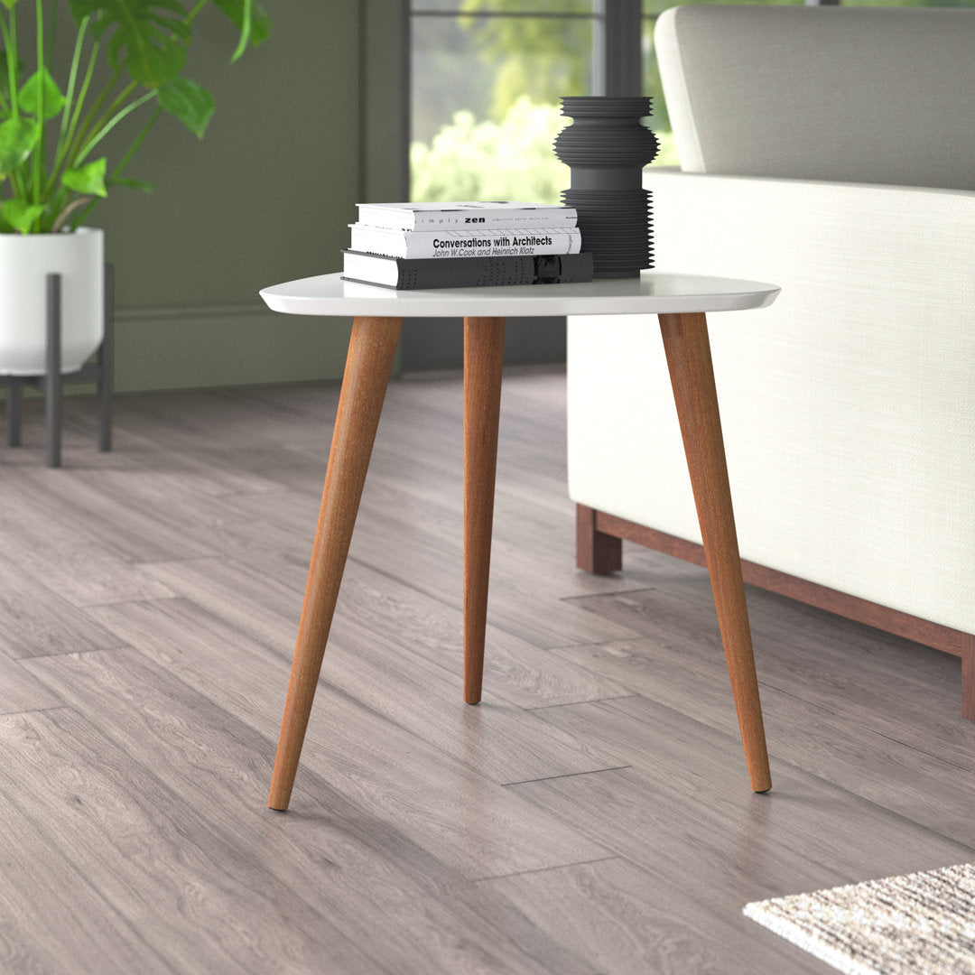 Michaelson End Table Wade Logan® Table Top Color: White Gloss