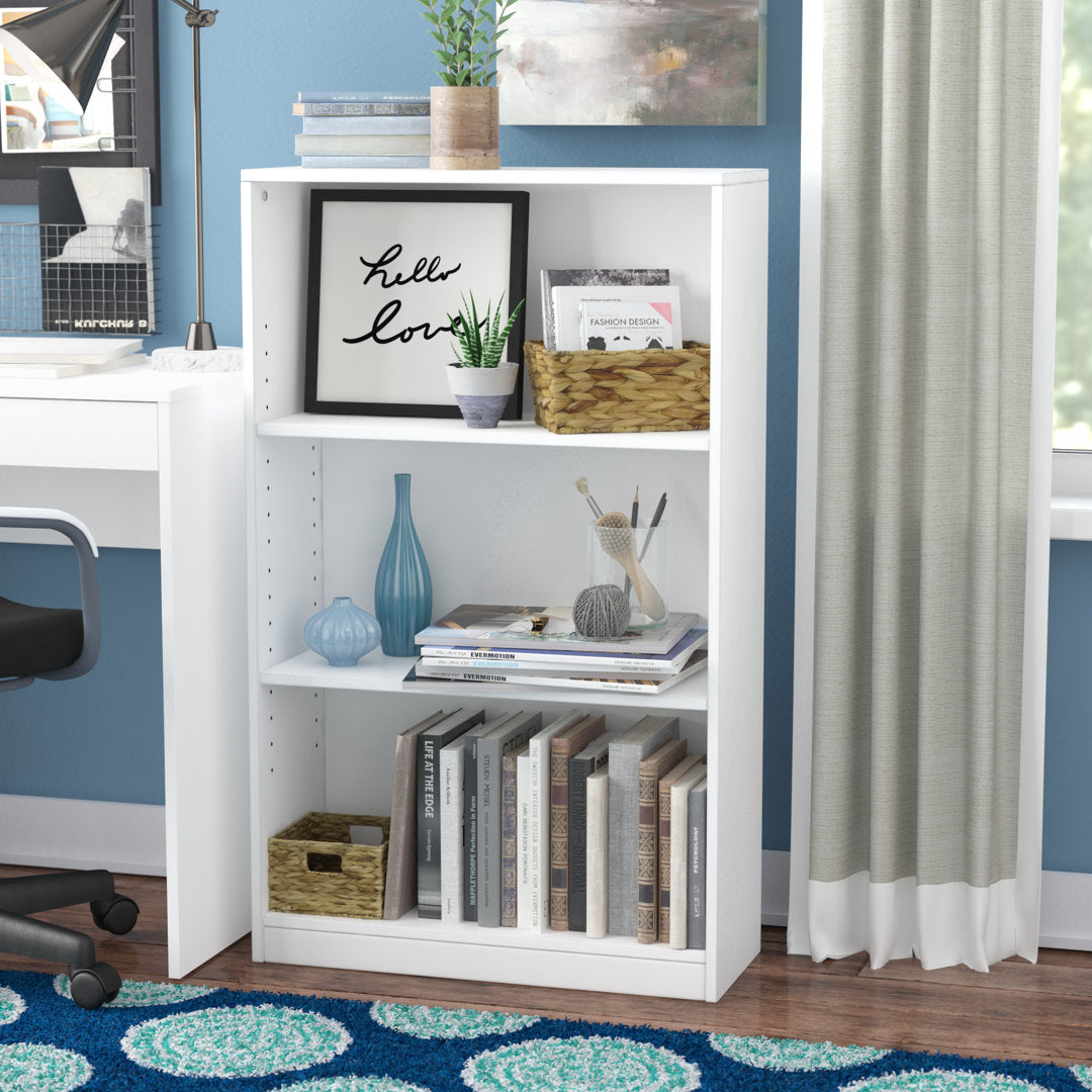 Lansing 40.3" H x 24.5"  W Standard Bookcase Ebern Designs Color: White