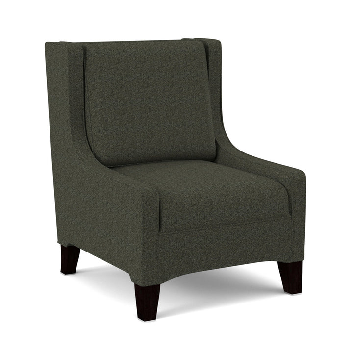 Lucy 26" W Slipper Chair Edgecombe Furniture Body Fabric: Fluff Wall Street