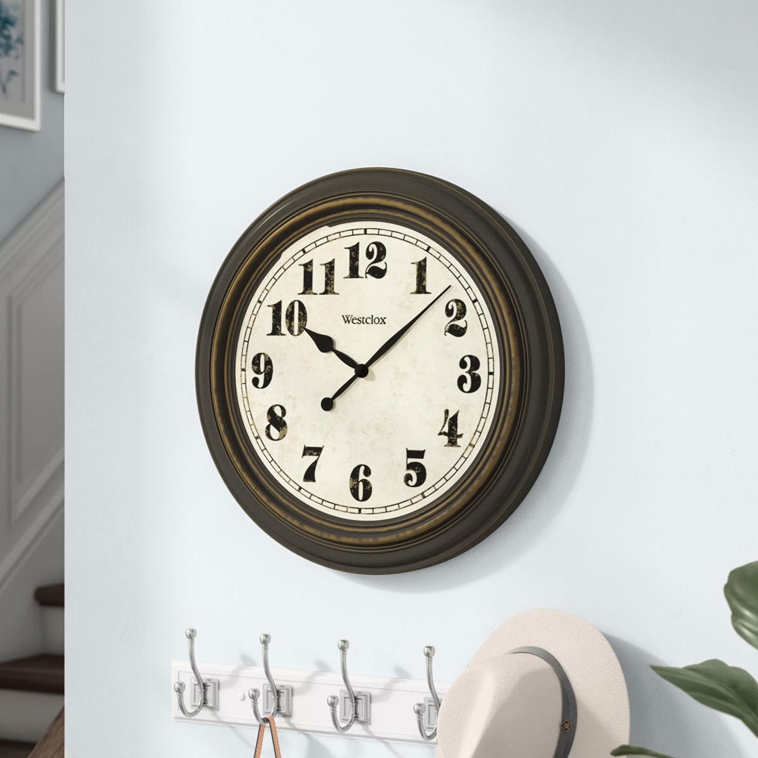 Welles Oversized 24" Wall Clock Charlton Home®