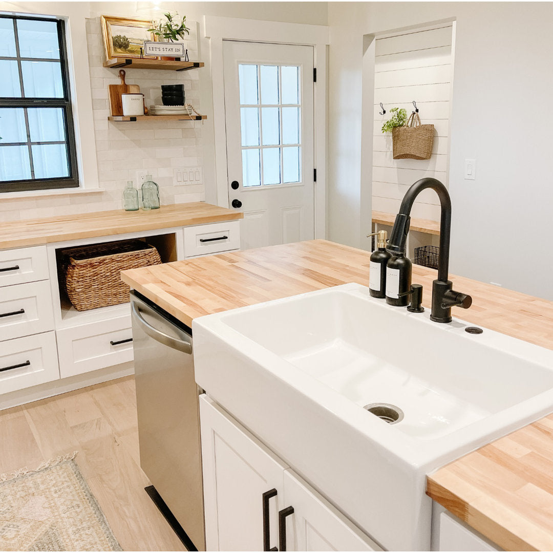Solid Wood Countertop WFX Utility™ Size: 50" H x 25" W x 1.5" D Finish: Birch
