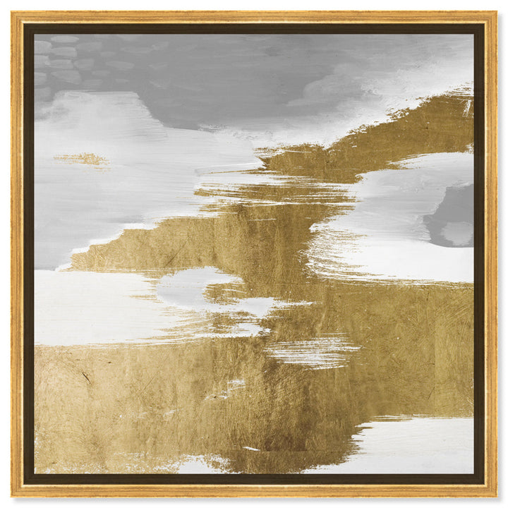 Gold Heaven - Painting on Canvas Oliver Gal Prints Size: 20" H x 20" W Format: Gold Floater Framed