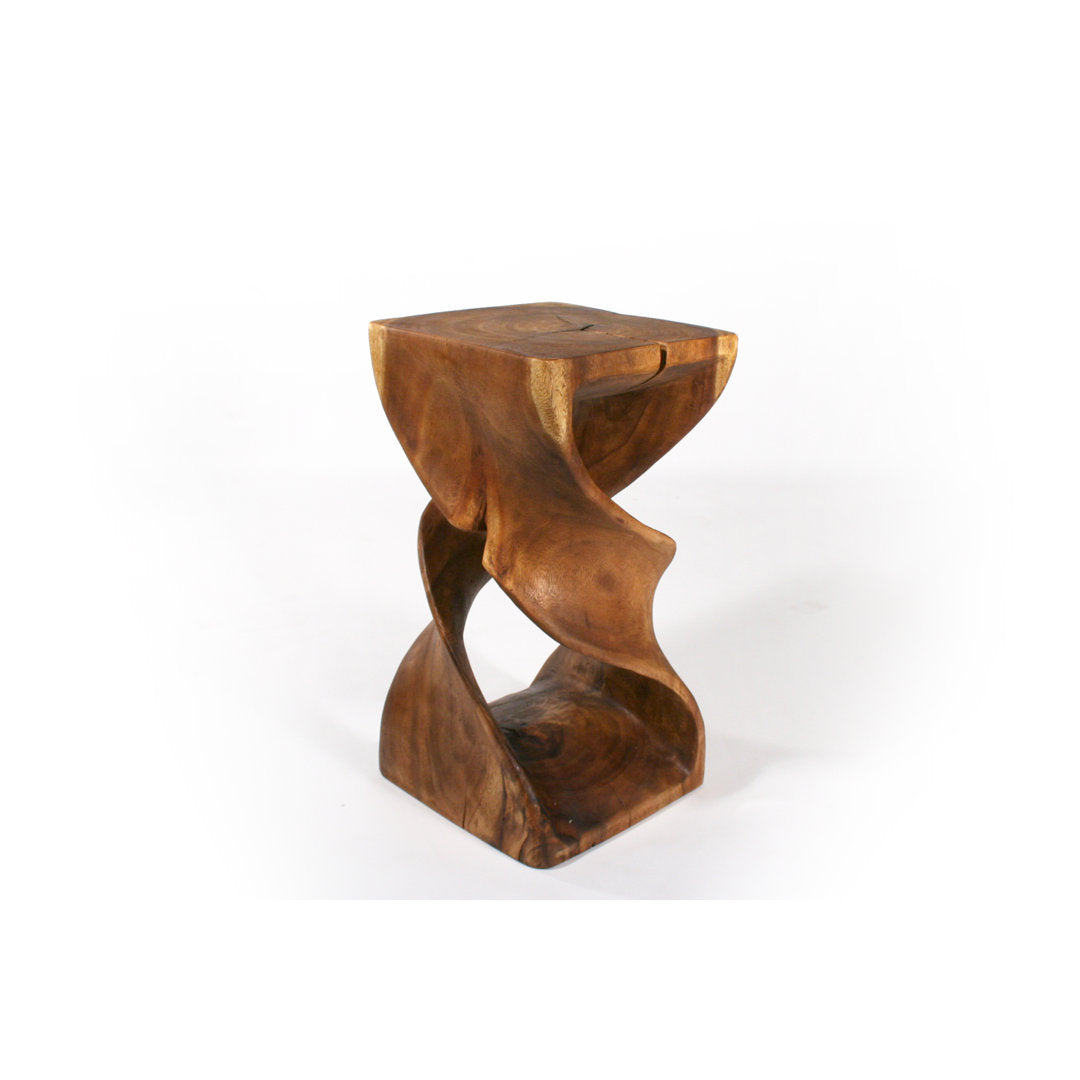 Lovejoy Solid Wood Abstract End Table The Twillery Co.® Color: Walnut