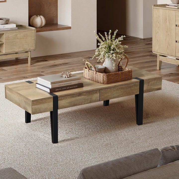 Regalado 2-Drawer Coffee Table Trent Austin Design®