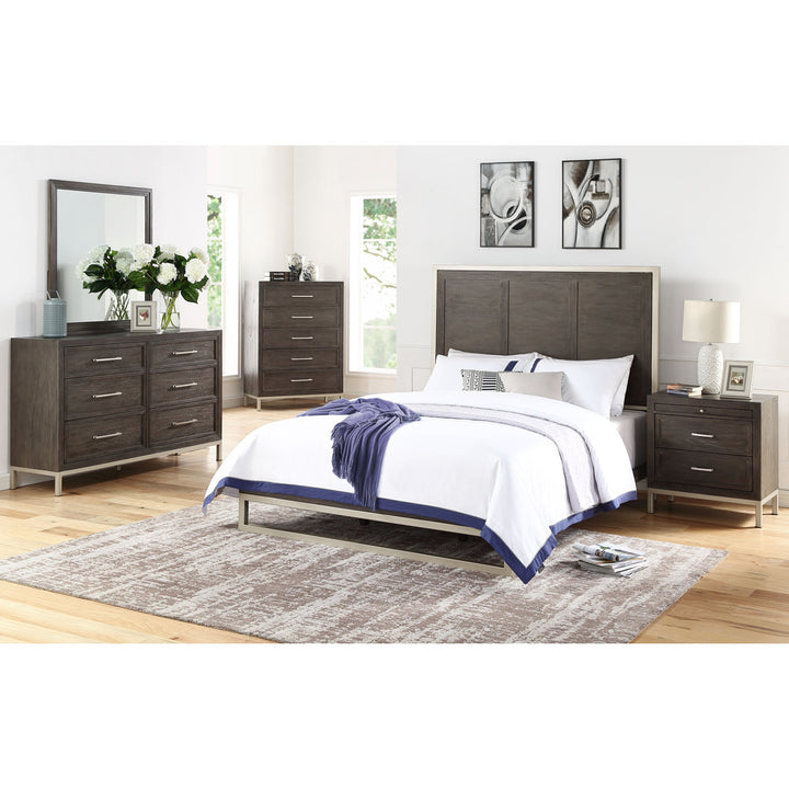 Briner 6 Drawer 81" W Double Dresser with Mirror Mercury Row®