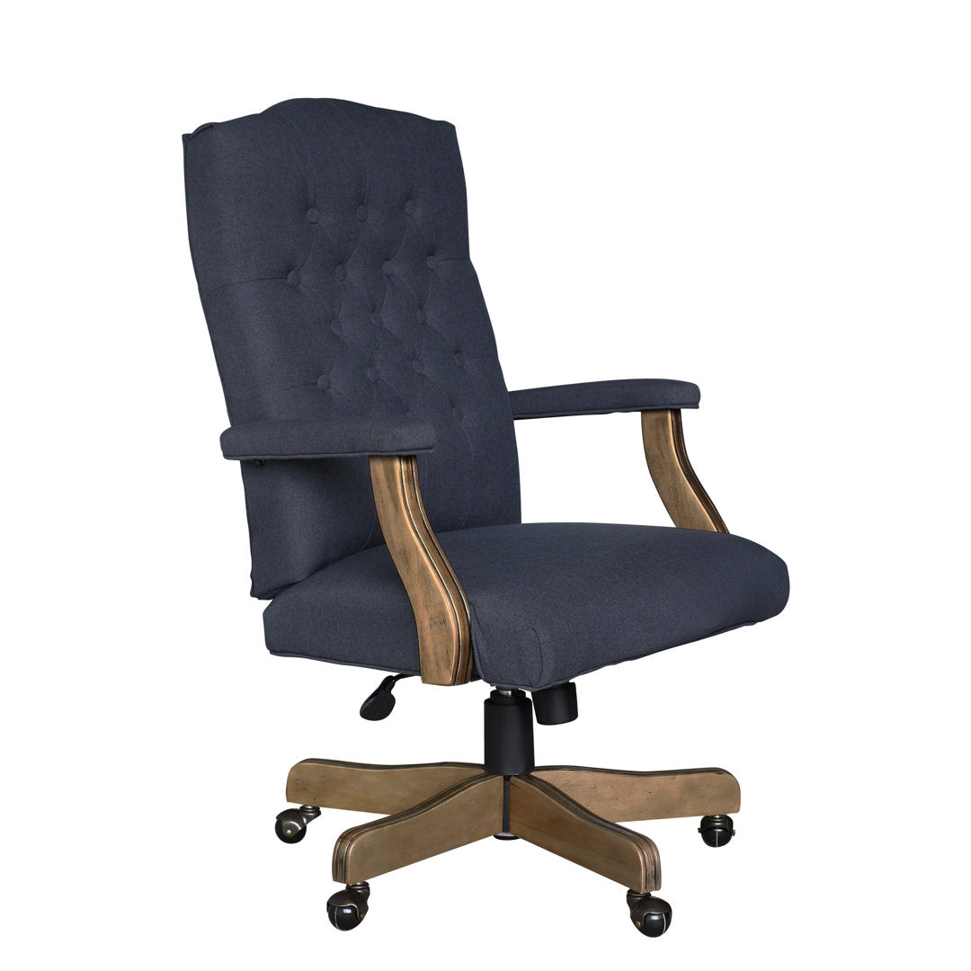 Mayson Executive Chair Three Posts™ Upholstery Color: Blue