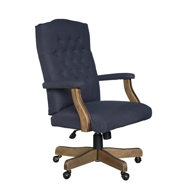 Mayson Executive Chair Three Posts™ Upholstery Color: Blue