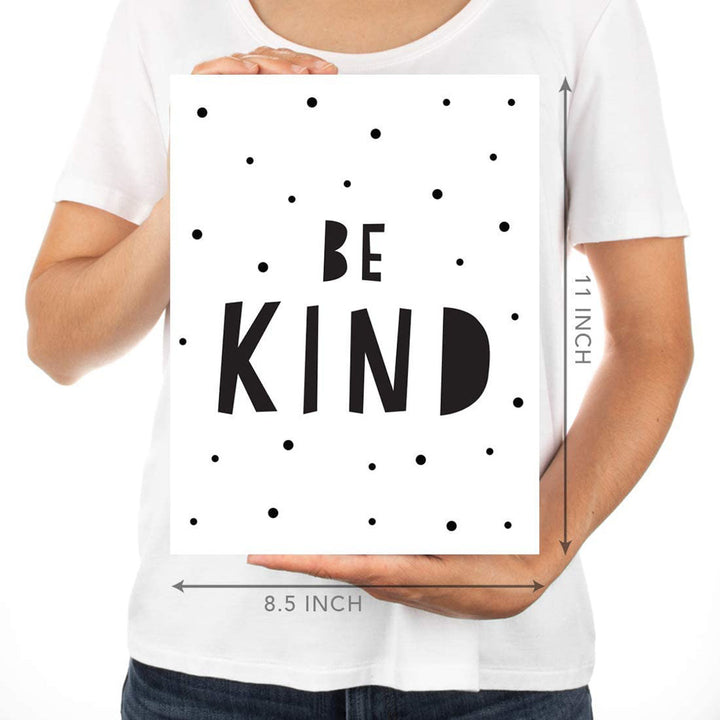 Dedmond Be Kind Brave Silly Wise Creative You 6-Piece Set Paper Print Harriet Bee