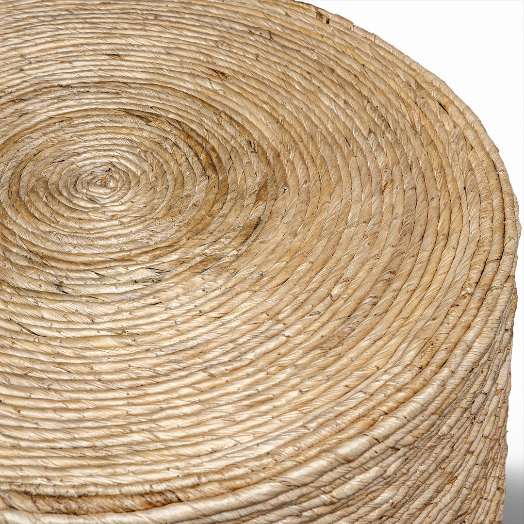 Evana Woven Drum Coffee Table Birch Lane™