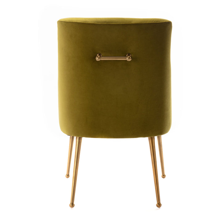 Magallanes Velvet Upholstered Side Chair (Set of 2) Willa Arlo™ Interiors Upholstery Color: Green