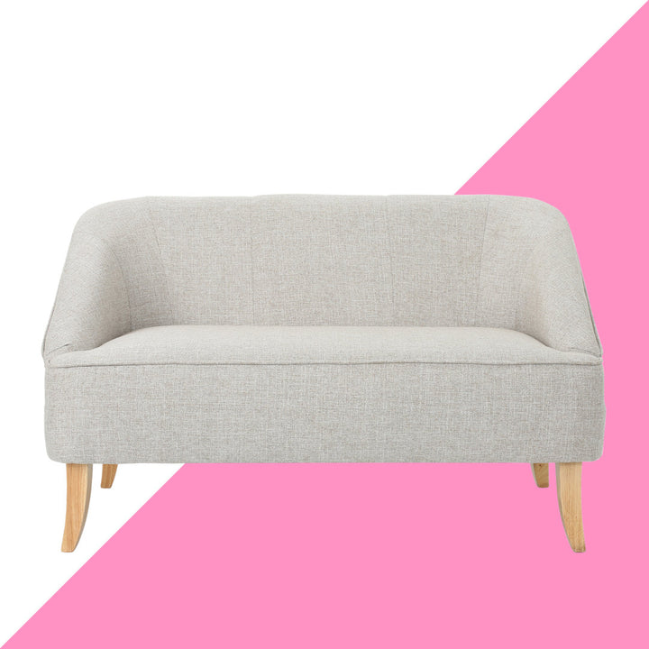 Baban 49.75" Recessed Arm Loveseat George Oliver Upholstery Color: Beige