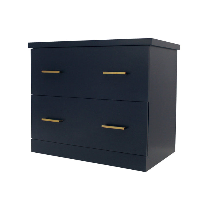 Socorro 2-Drawer Lateral Filling Cabinet Beachcrest Home™ Color: Red Oak/Gold