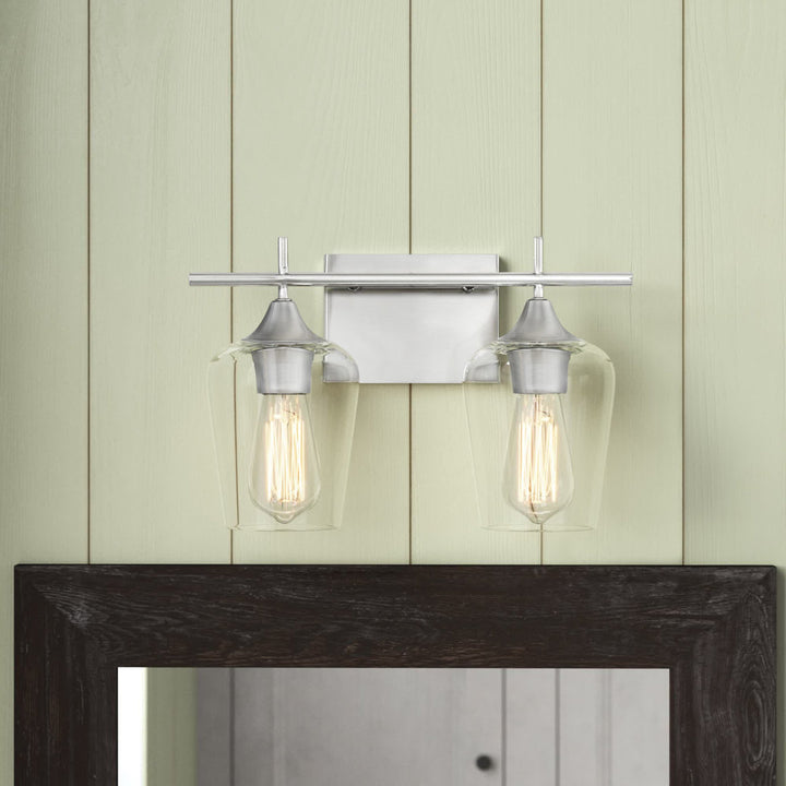 Breena Dimmable Vanity Light Birch Lane™ Finish: Satin Nickel