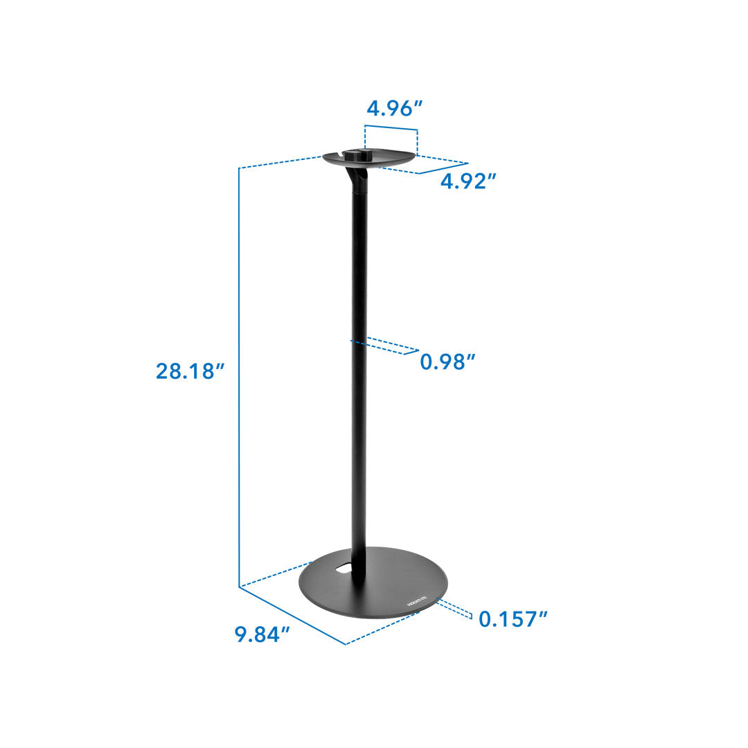Mount-It! Fixed Speaker Floor Stand for Sonos One, SL, & Play:1 | Enhanced Surround Sound | 28" Tall Mount-it