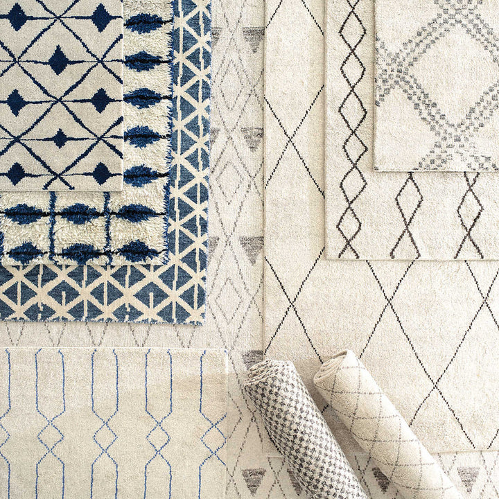 Noma Indigo Handwoven Wool Rug Dash and Albert Rugs Rug Size: Rectangle 5' x 8'
