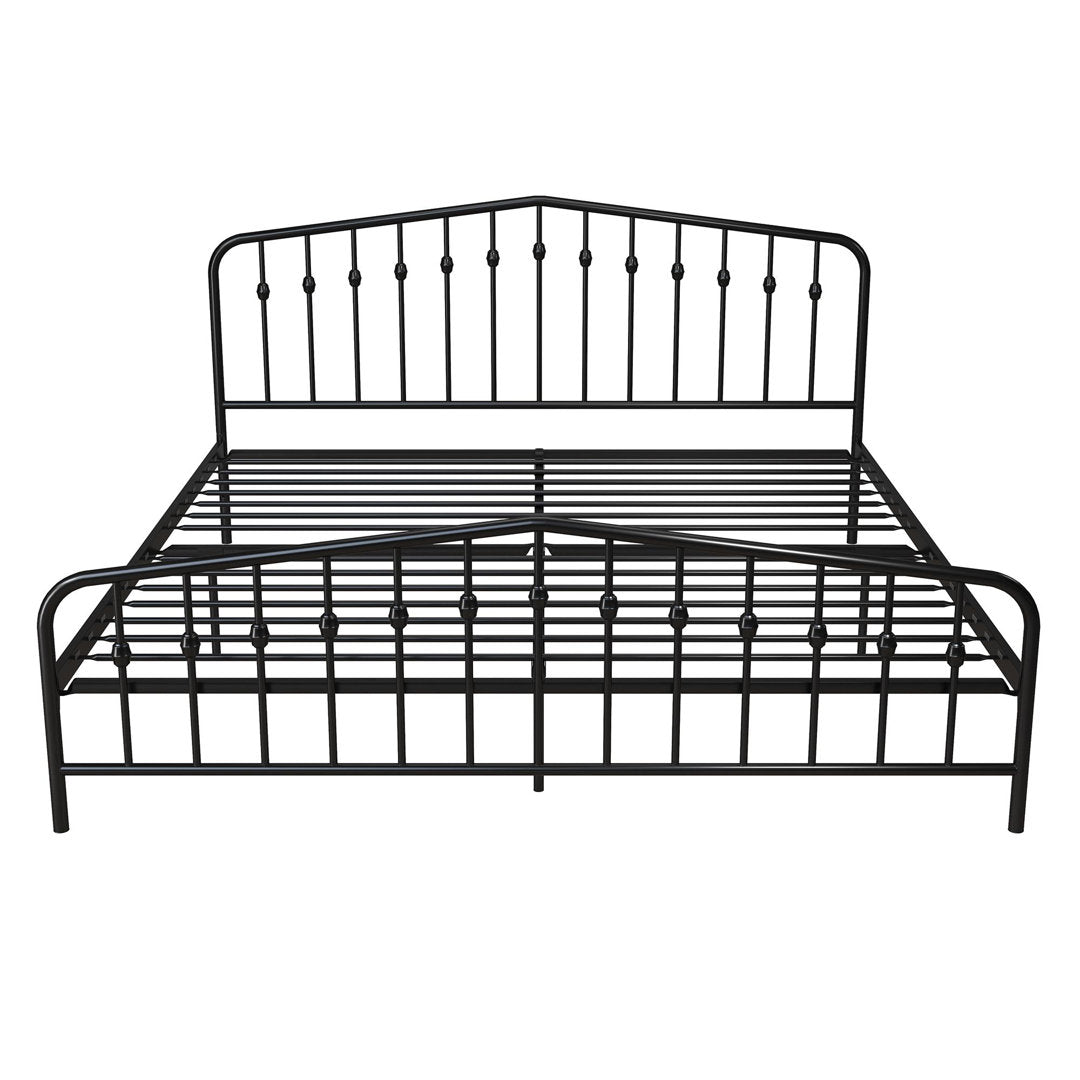 Bushwick Metal Platform Bed Novogratz Color: Black Size: King