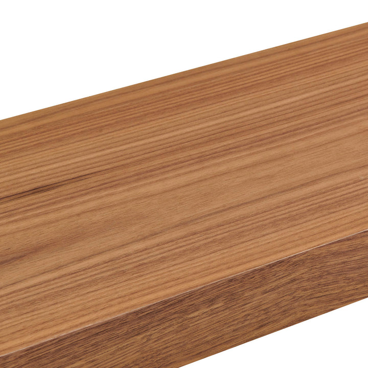 Sherice Floating Shelf AllModern Size: 1.97" H x 23.63" W x 10.24" D Finish: Walnut