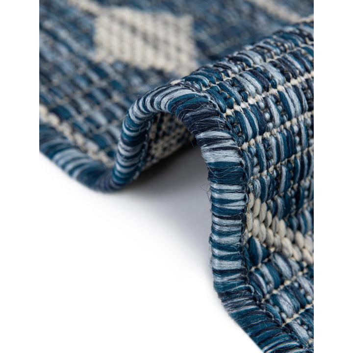 Innsbrook Southwestern Power Loom Teal Indoor/Outdoor Area Rug Laurel Foundry Modern Farmhouse® Rug Size: Square 5'
