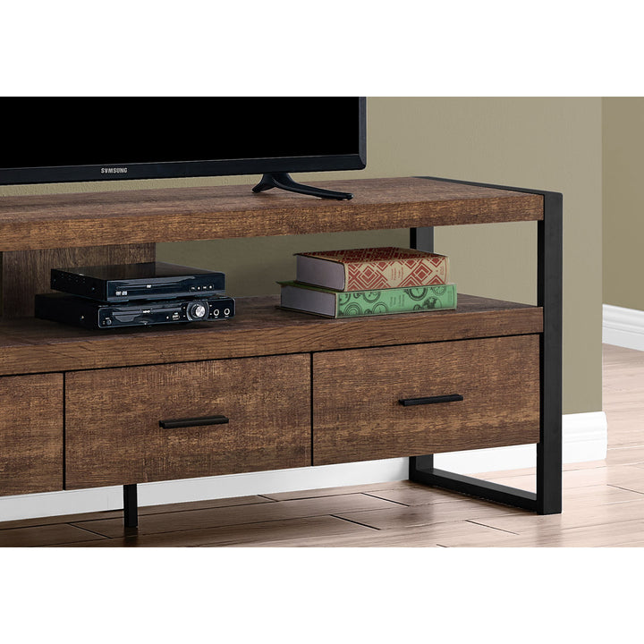Hallatrow TV Stand for TVs up to 65" Union Rustic Color: Brown/Black