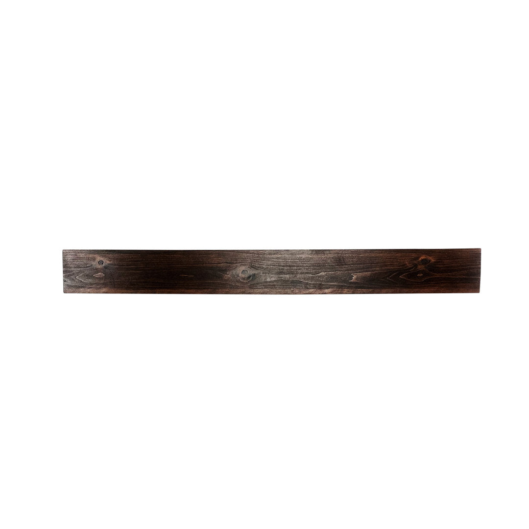 Cecilia Fireplace Shelf Mantel Millwood Pines Size (Depth x Front x Back): 8" D Shelf Length: 66", Finish: Red