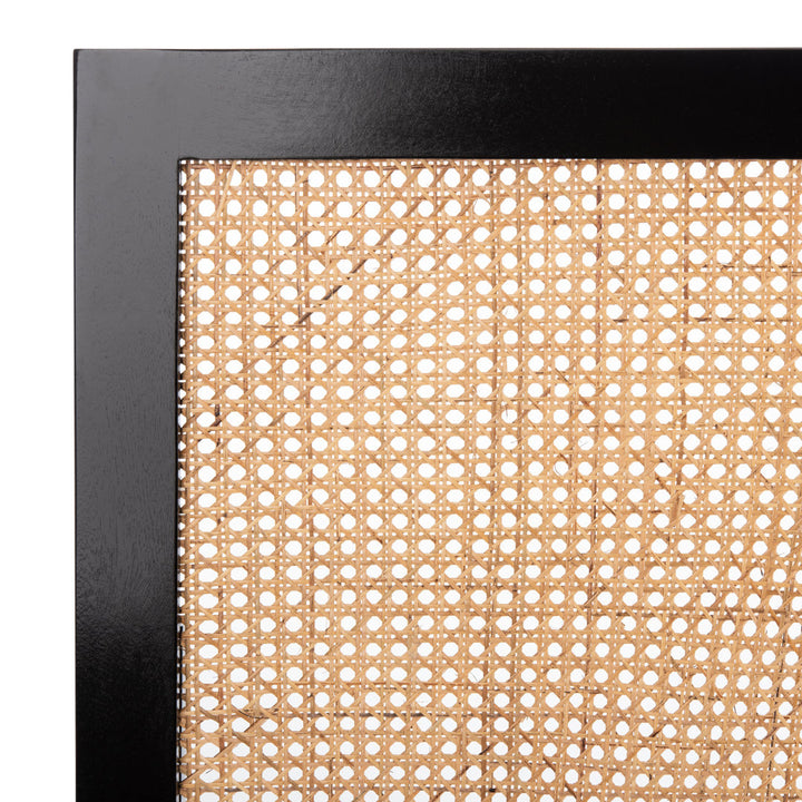 Tahoe Rattan Headboard Joss & Main Color: Black Size: Twin