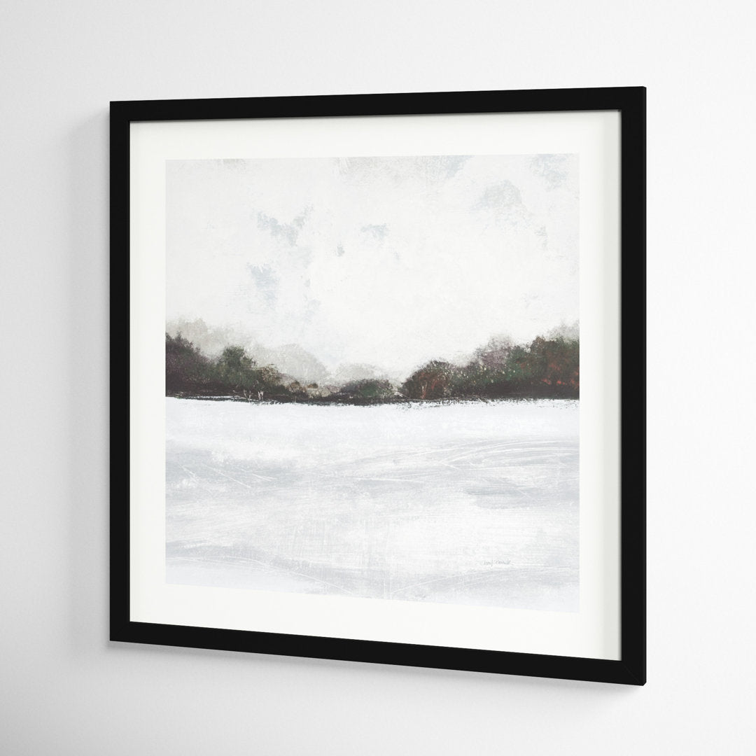 This Place IV Neutral - Picture Frame Painting Print on Paper Joss & Main Size: 33" H x 33" W Format: Black Framed Paper