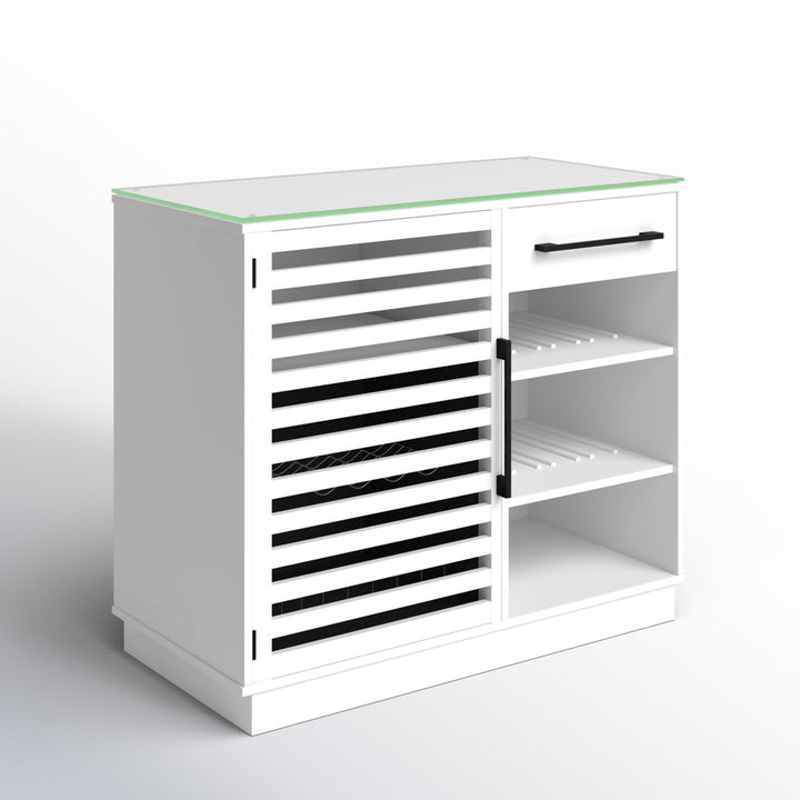 Williford Refrigerated Cooler Bar Cabinet Wade Logan® Color: White