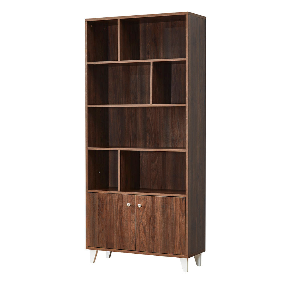 Rathore 68" H x 31.5" W Standard Bookcase Ebern Designs Color: Walnut