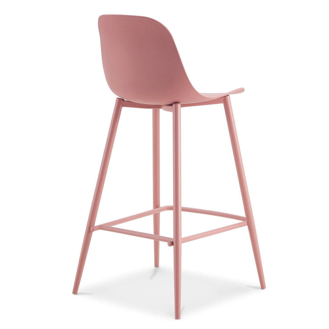 Sylvester 26'' Counter Stool AllModern Color: Blush Pink