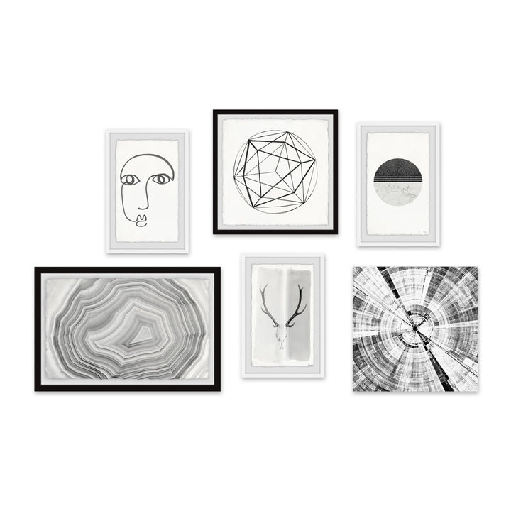 Radial Forms' Hexaptych Highland Dunes