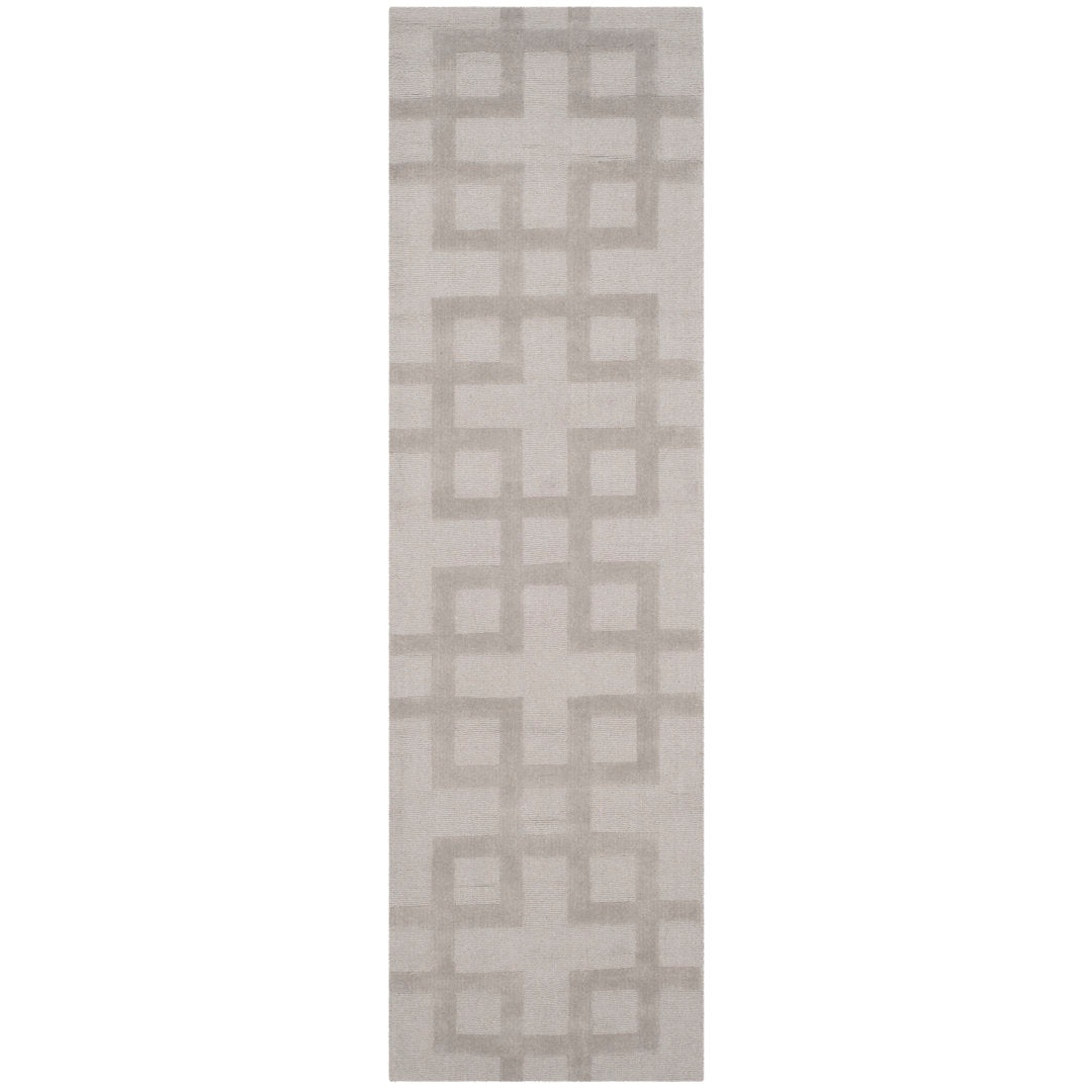 Bradlee Hand Loomed Wool Geometric Rug Mercer41 Rug Size: Runner 2'3" x 8'