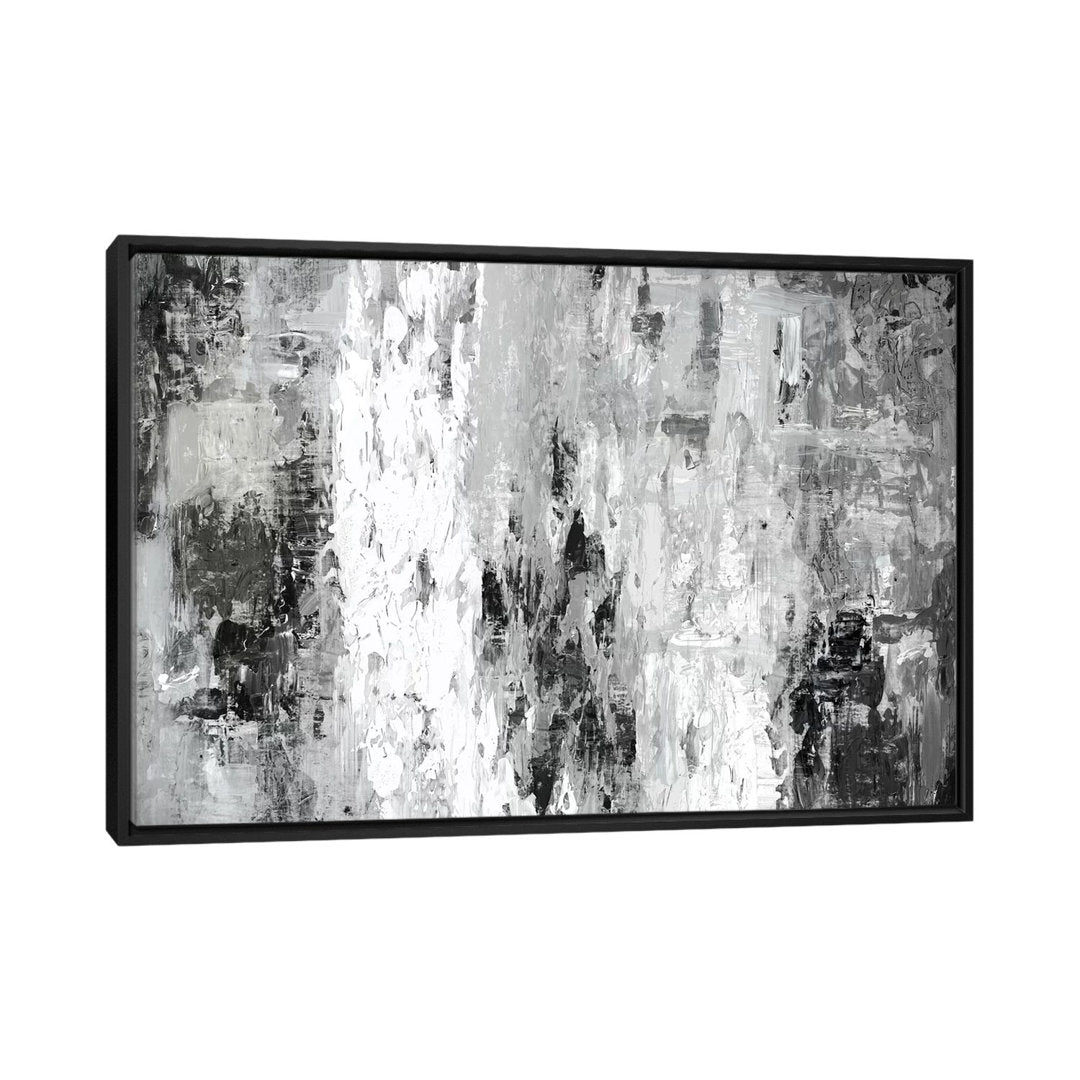 Black And White Abstract IV by PI Studio - Wrapped Canvas Print The Twillery Co.® Size: 16" H x 24" W x 1" D Format: Black Framed