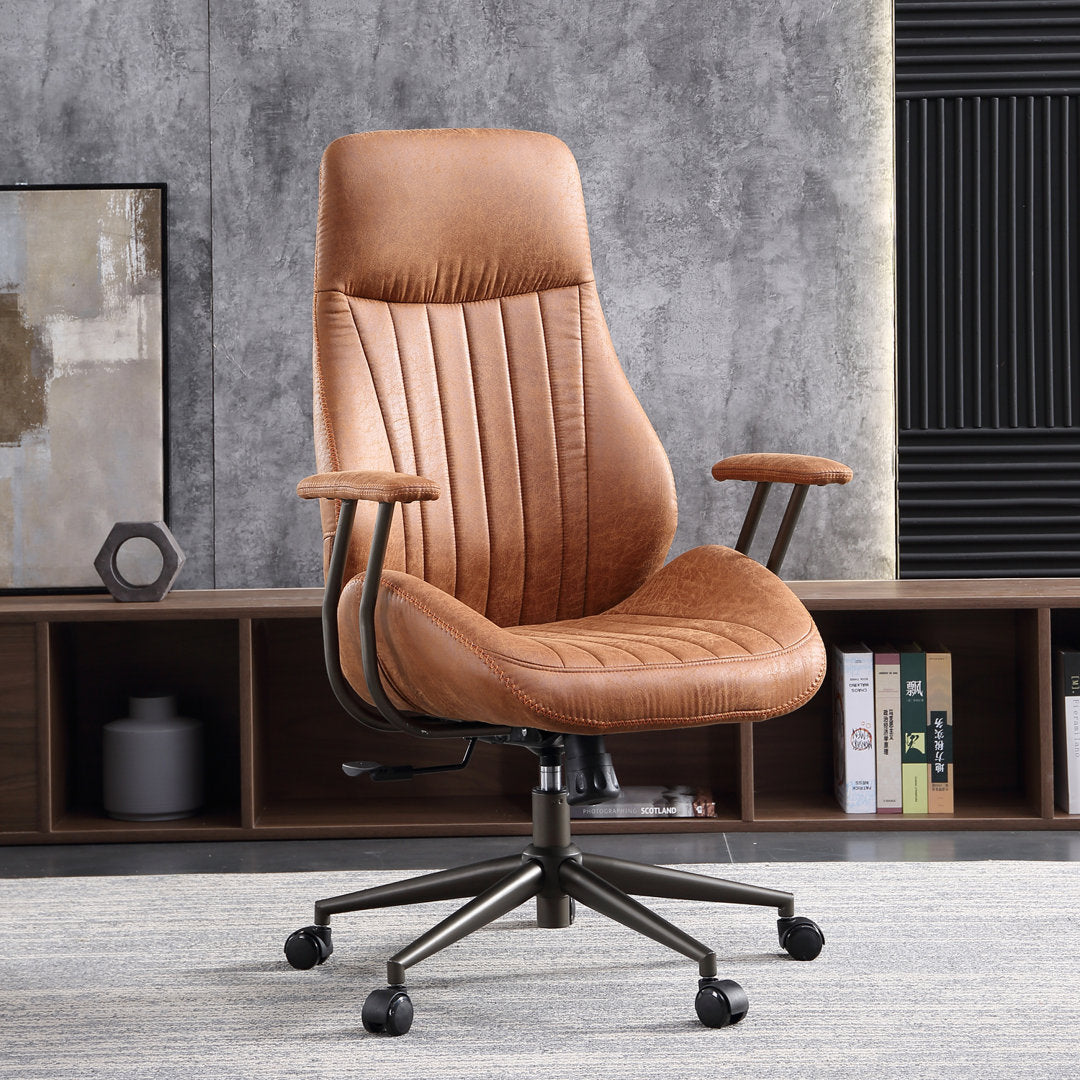 Executive Chair Inbox Zero Upholstery Color: Camel