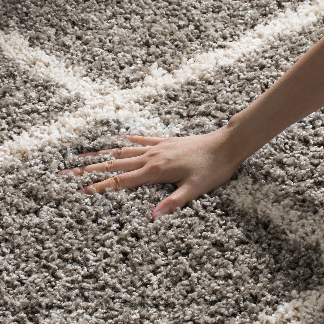 Darrol Performance Geometric Rug House of Hampton® Rug Size: Square 9' Pile Height: Ultra Plush 2"