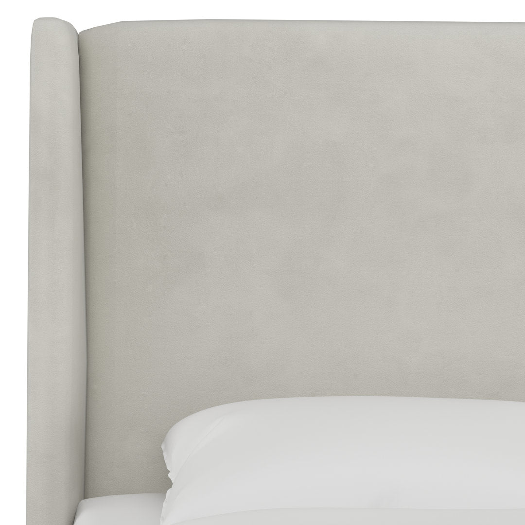 Tilly Upholstered Bed Joss & Main Color: Bella Light Gray Performance Velvet Size: Full