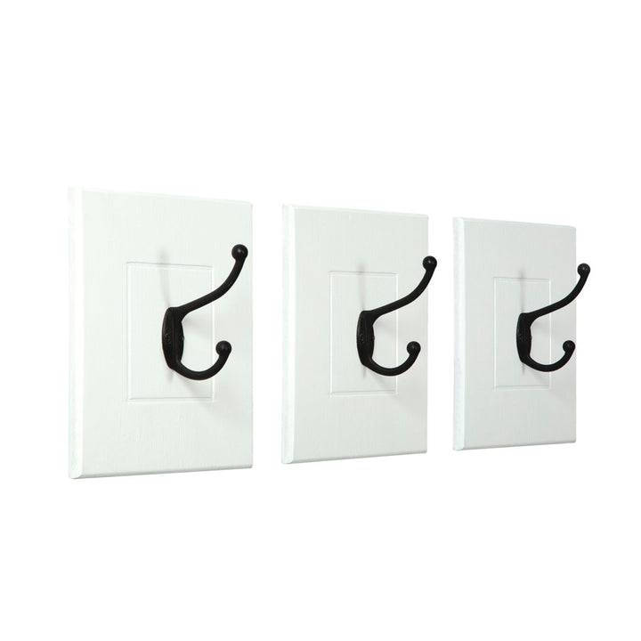3 - Hook Wall Hook (Set of 3) Red Barrel Studio® Color: White