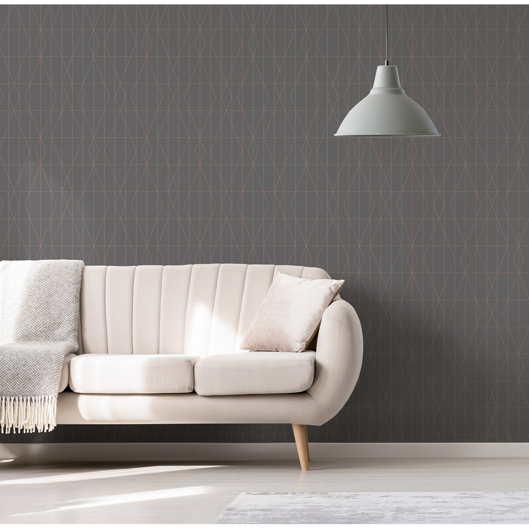 Bohan 33' L x 20.5' W Wallpaper Roll AllModern Color: Charcoal