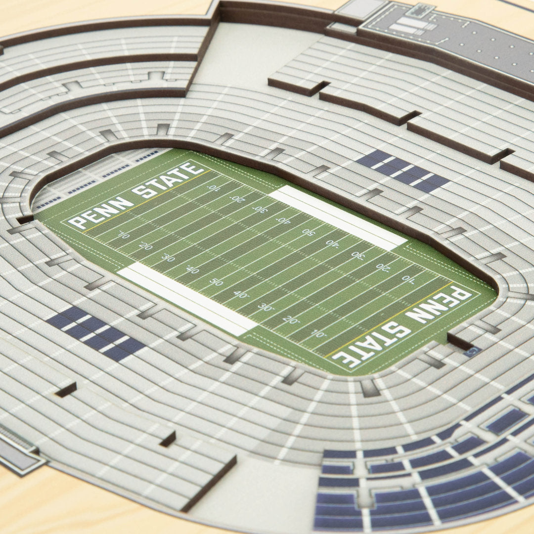 NCAA 5-Layer StadiumViews 3D Wall Art YouTheFan NCAA Team: Pennsylvania State University
