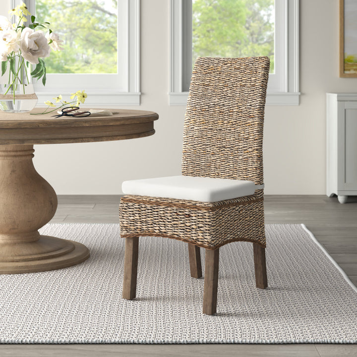 Lizzie Side Chair With Cushion Birch Lane™ Color: Gray Wash