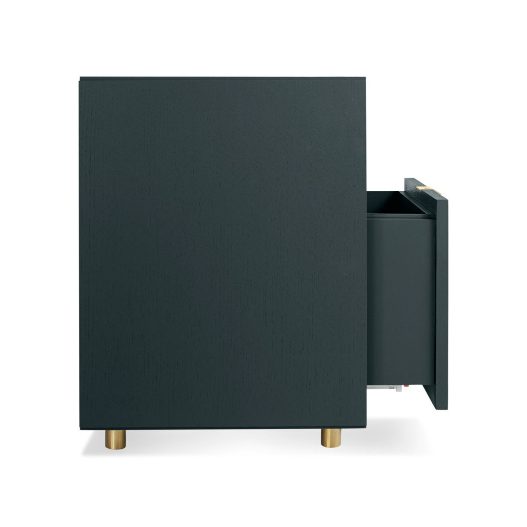 Dang 2 - Drawer Vertical Filing Cabinet Blu Dot Color: Navy Green