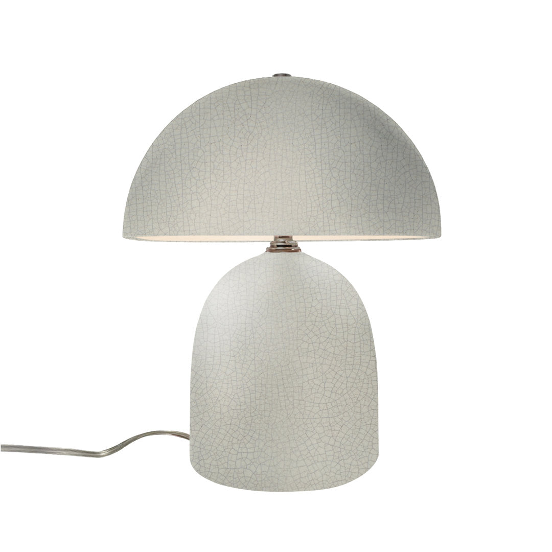 Percy Ceramic Table Lamp AllModern Base Finish: White Crackle