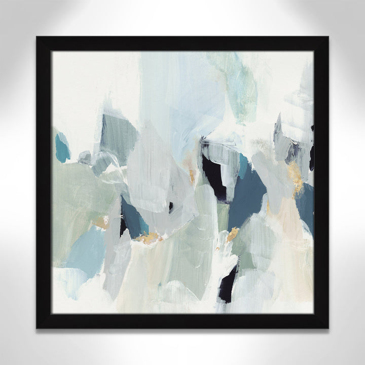 Little Talks II by Isabelle Z - Picture Frame Print on Canvas Casa Fine Arts Size: 24.5" H x 24.5" W x 0.75" D Format: Satin Black Picture Framed Paper