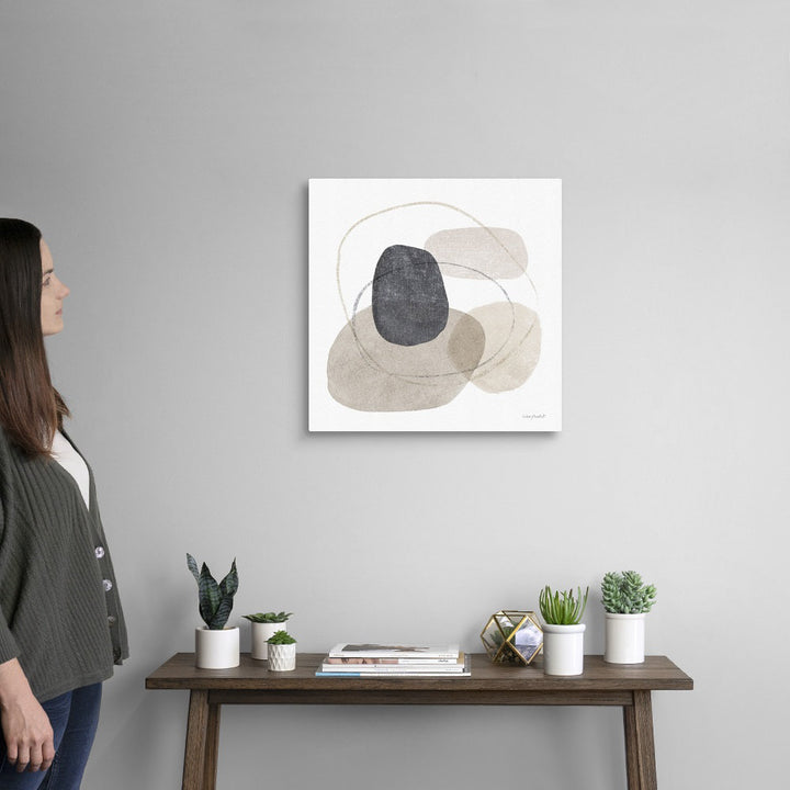 Think Neutral 10 by Lisa Audit - Painting on Canvas Mercury Row® Size: 20" H x 20" W Format: Wrapped Canvas