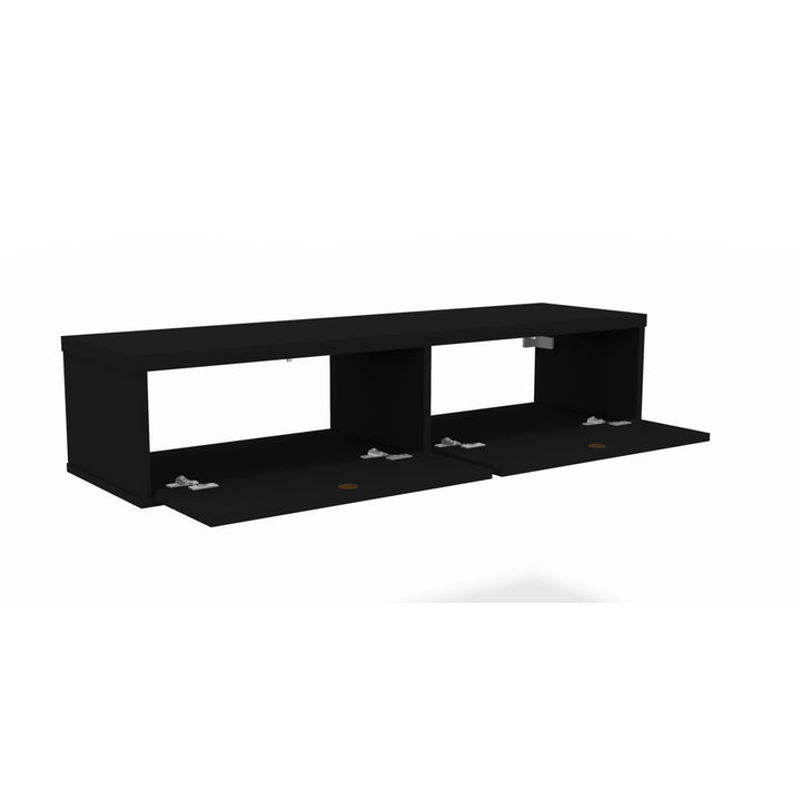 Darryl Floating TV Stand for TVs up to 48" Zipcode Design™ Color: Black