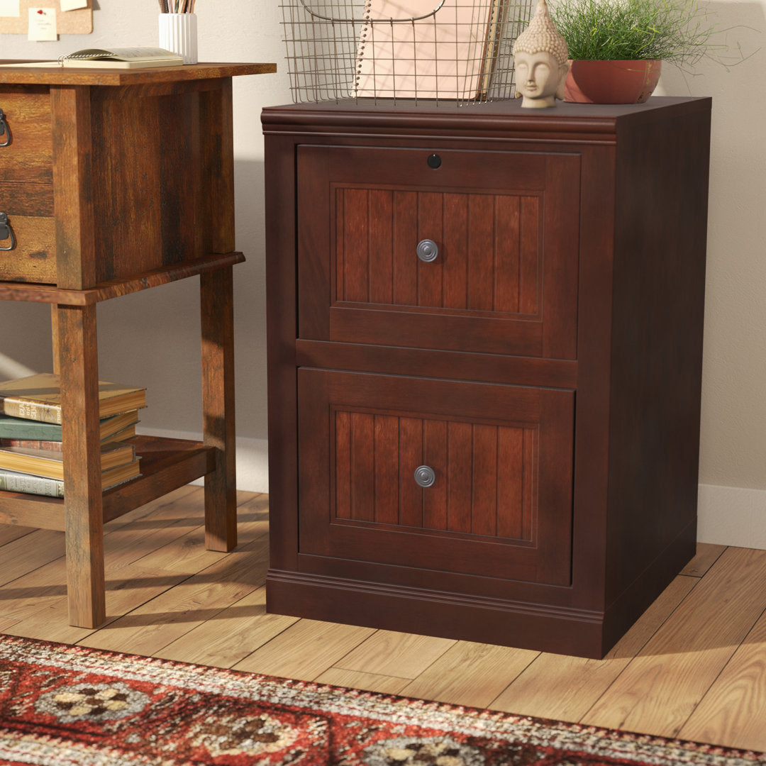 Didier 2-Drawer Vertical Filing Cabinet World Menagerie Finish: Concord Cherry