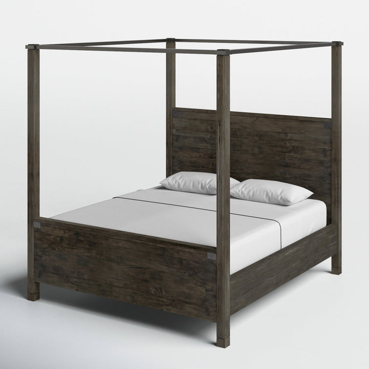 Breezewood Canopy Bed Birch Lane™ Size: King