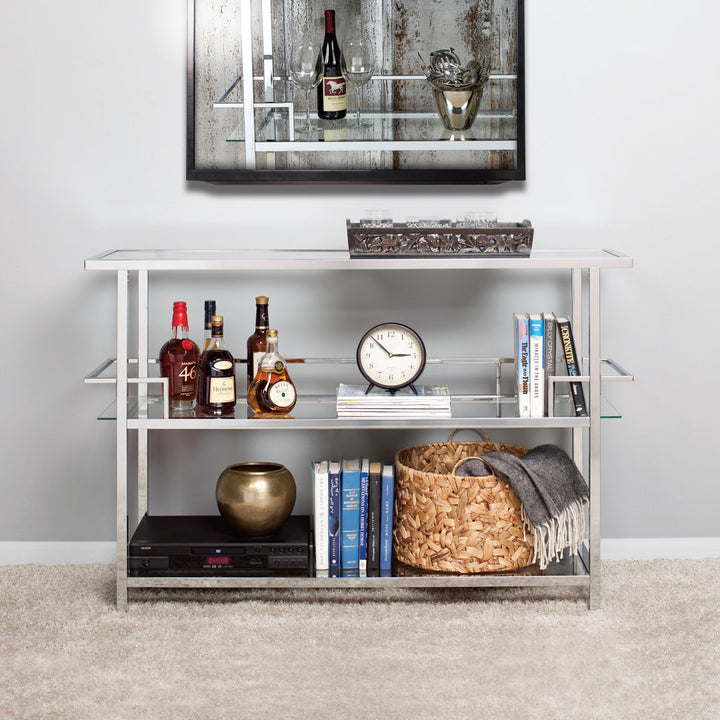Hayeslee Home Bar Ebern Designs Color: Chrome
